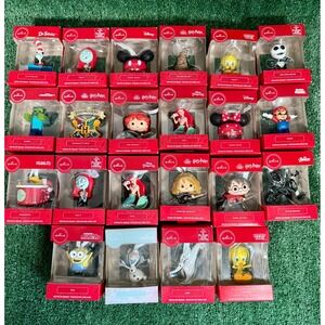 22 Hallmark Keepsake Christmas Ornament‎ Collection Lot Many Characters